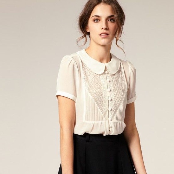 forever 21 lace blouse